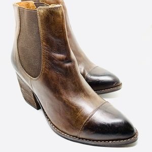 Women's brown Montana Booties Hand made Ibiza last